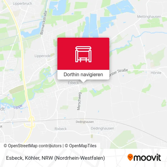 Esbeck, Köhler Karte