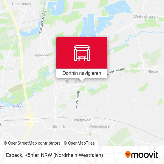 Esbeck, Köhler Karte