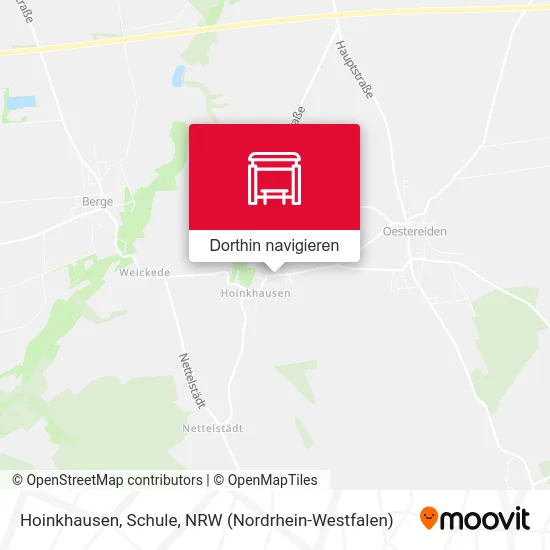 Hoinkhausen, Schule Karte