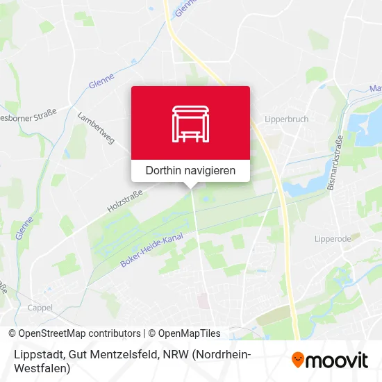 Lippstadt, Gut Mentzelsfeld Karte