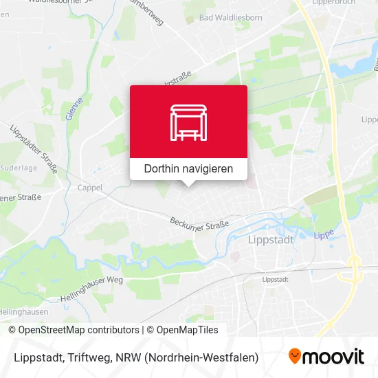 Lippstadt, Triftweg Karte