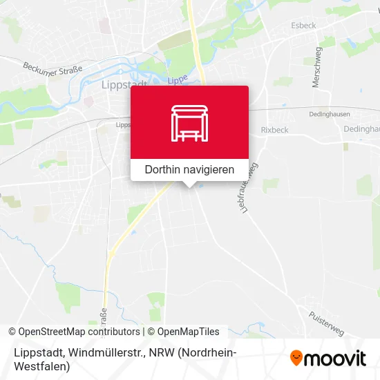 Lippstadt, Windmüllerstr. Karte