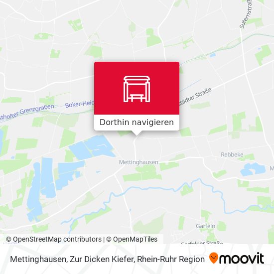 Mettinghausen, Zur Dicken Kiefer Karte