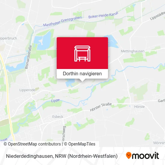 Niederdedinghausen Karte
