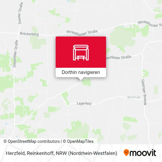 Herzfeld, Reinkenhoff Karte