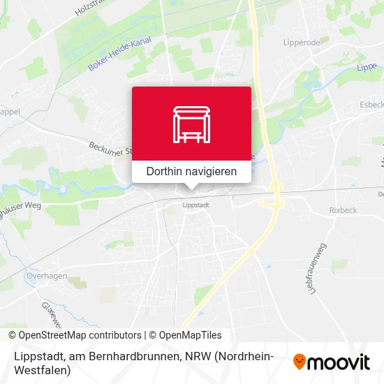 Lippstadt, am Bernhardbrunnen Karte