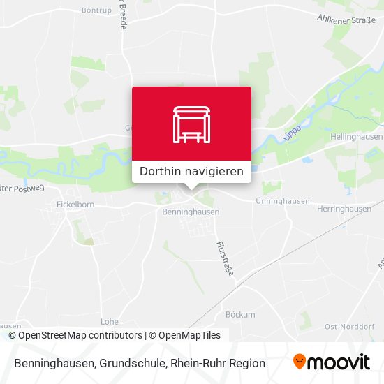Benninghausen, Grundschule Karte