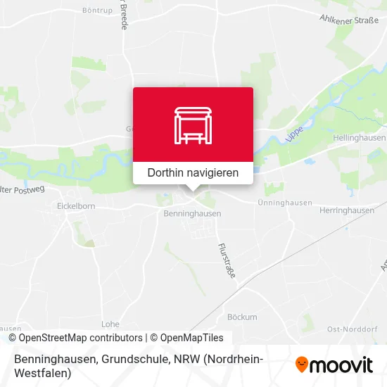 Benninghausen, Grundschule Karte