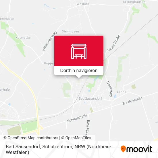 Bad Sassendorf, Schulzentrum Karte