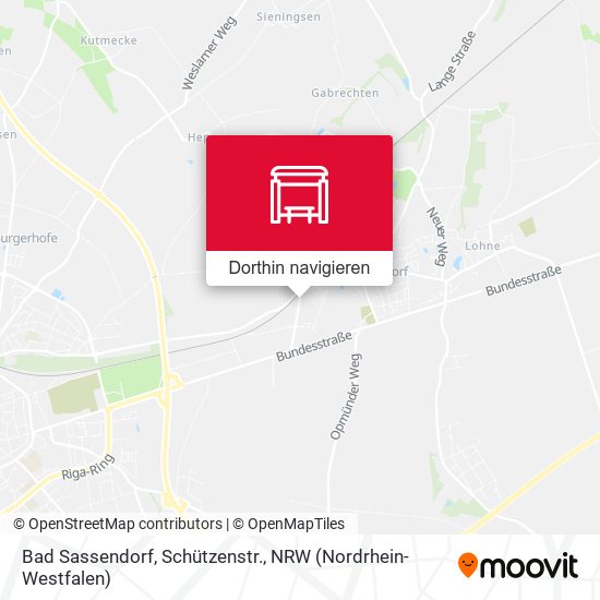 Bad Sassendorf, Schützenstr. Karte