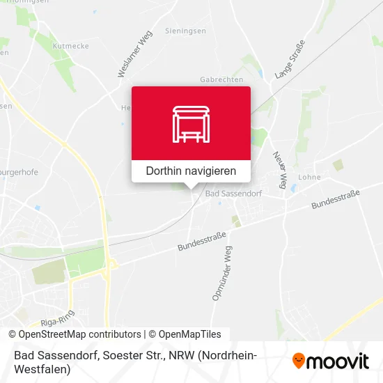 Bad Sassendorf, Soester Str. Karte