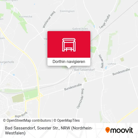 Bad Sassendorf, Soester Str. Karte