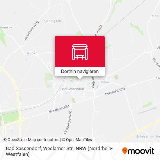 Bad Sassendorf, Weslarner Str. Karte
