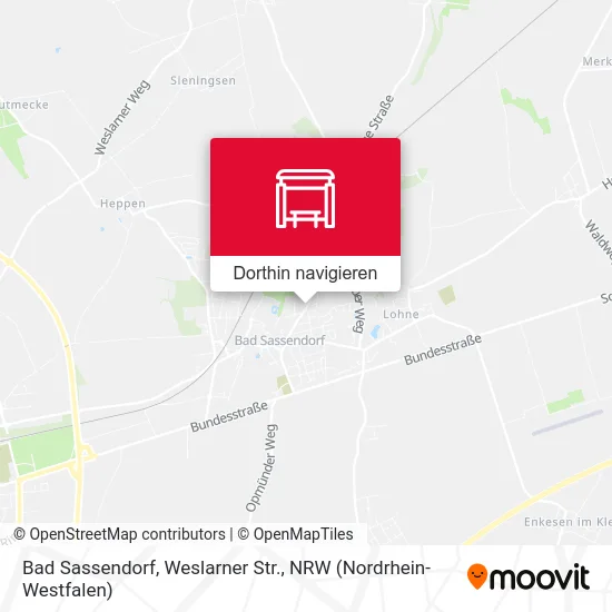 Bad Sassendorf, Weslarner Str. Karte
