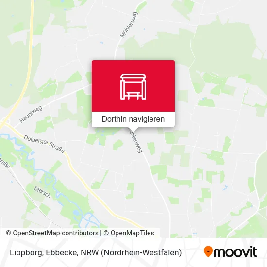 Lippborg, Ebbecke Karte