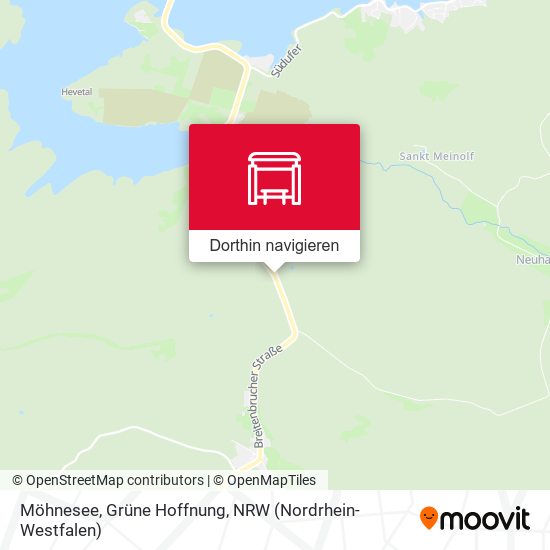 Möhnesee, Grüne Hoffnung Karte