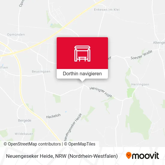 Neuengeseker Heide Karte