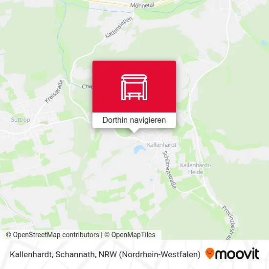 Kallenhardt, Schannath Karte