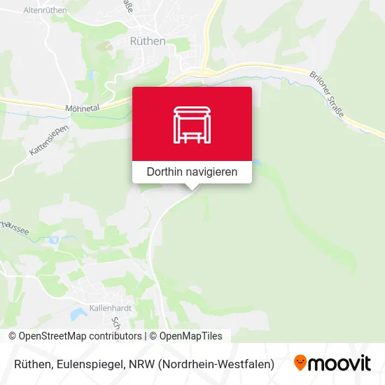 Rüthen, Eulenspiegel Karte