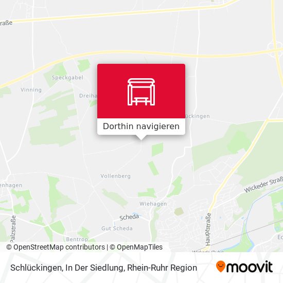 Schlückingen, In Der Siedlung Karte