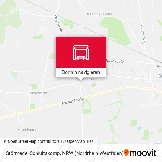 Störmede, Schluitskamp Karte