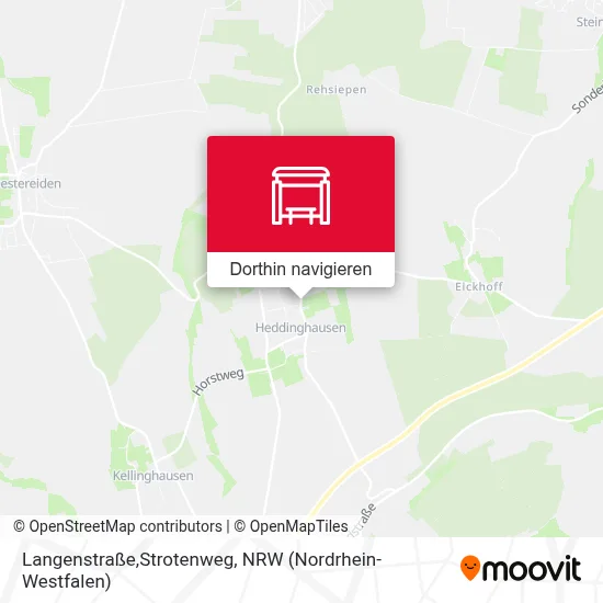 Langenstraße,Strotenweg Karte