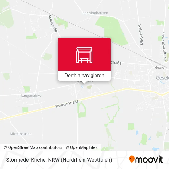 Störmede, Kirche Karte