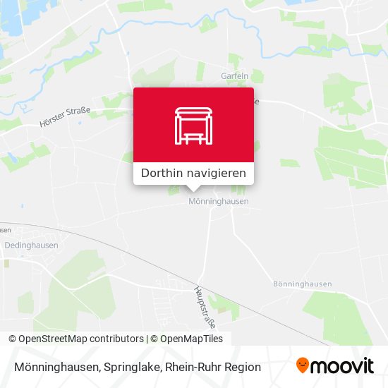 Mönninghausen, Springlake Karte
