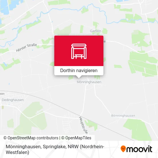 Mönninghausen, Springlake Karte