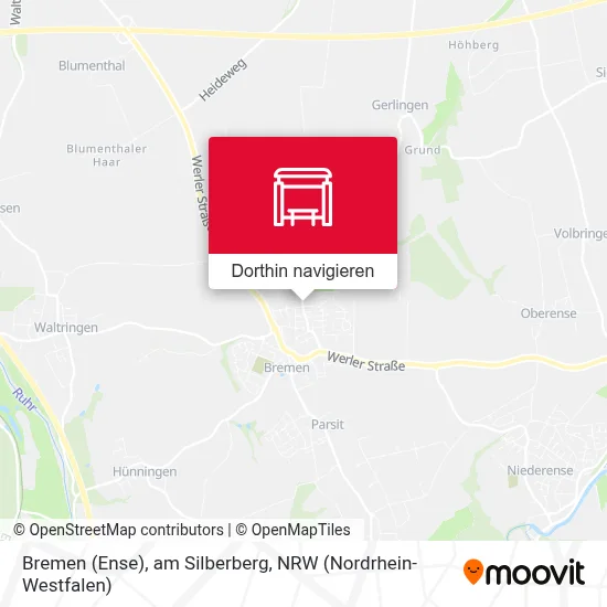 Bremen (Ense), am Silberberg Karte