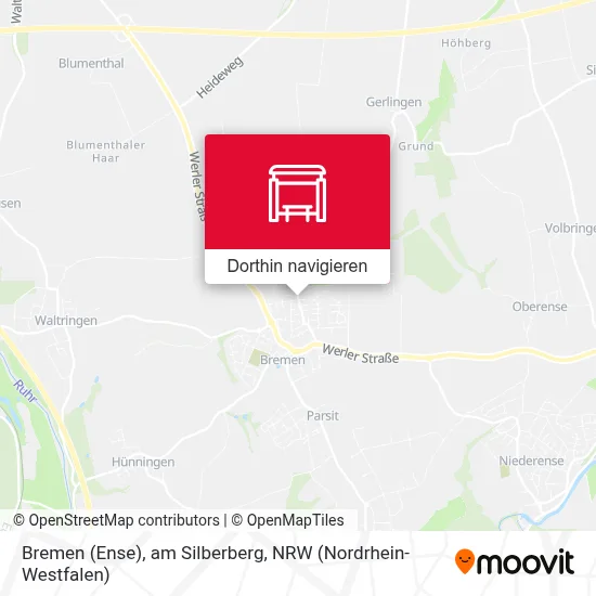 Bremen (Ense), am Silberberg Karte