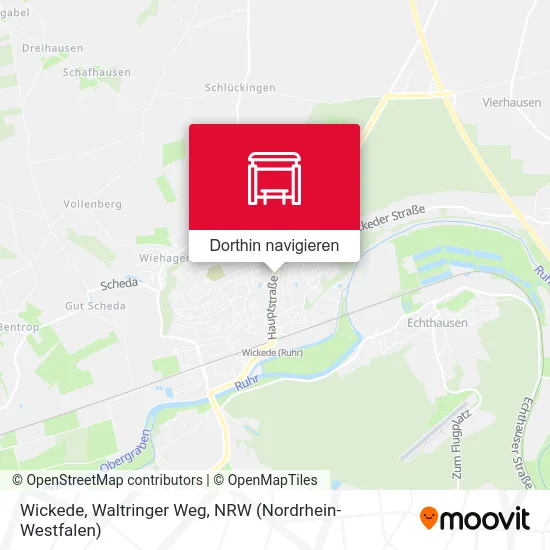 Wickede, Waltringer Weg Karte