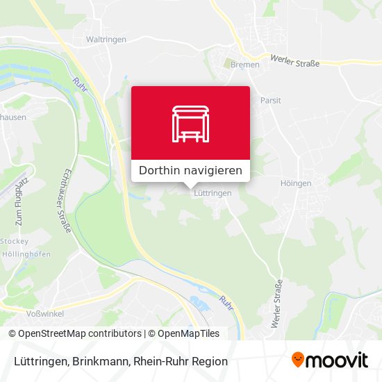 Lüttringen, Brinkmann Karte