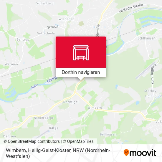 Wimbern, Heilig-Geist-Kloster Karte