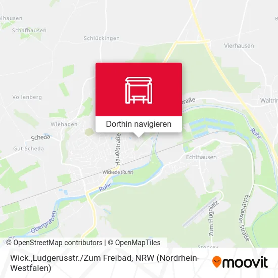 Wick.,Ludgerusstr./Zum Freibad Karte