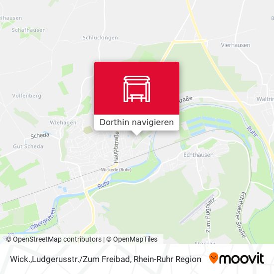 Wick.,Ludgerusstr./Zum Freibad Karte
