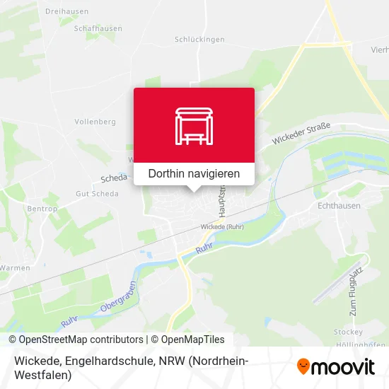 Wickede, Engelhardschule Karte