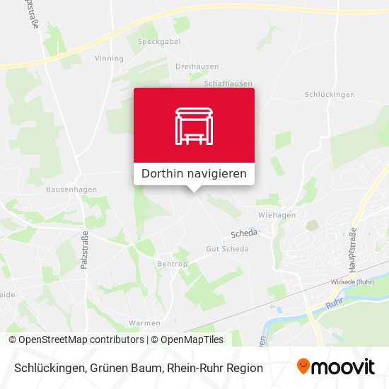 Schlückingen, Grünen Baum Karte