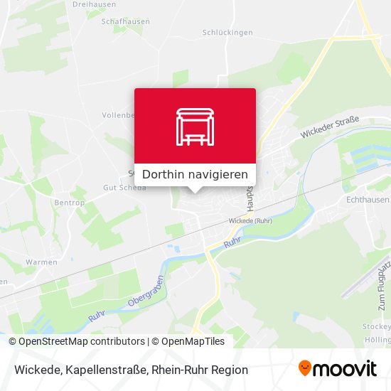 Wickede, Kapellenstraße Karte
