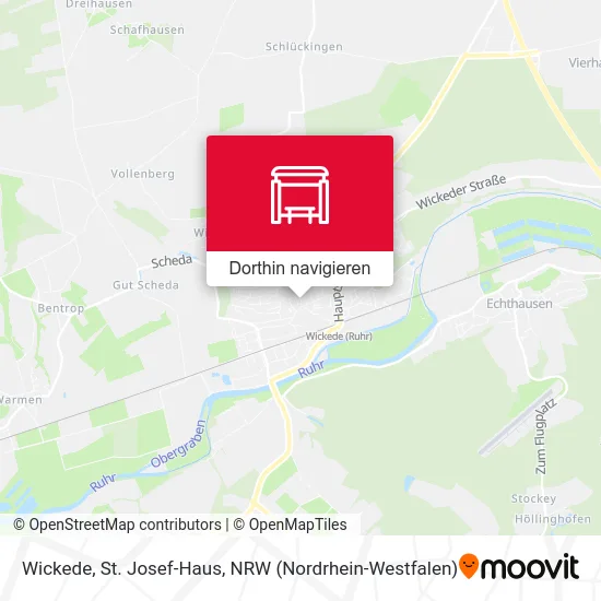 Wickede, St. Josef-Haus Karte