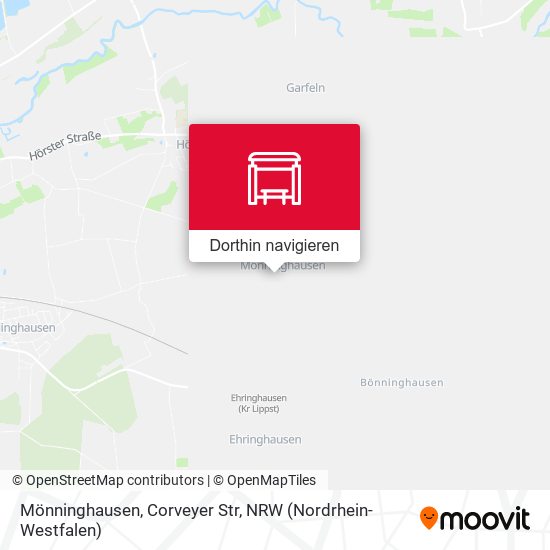 Mönninghausen, Corveyer Str Karte