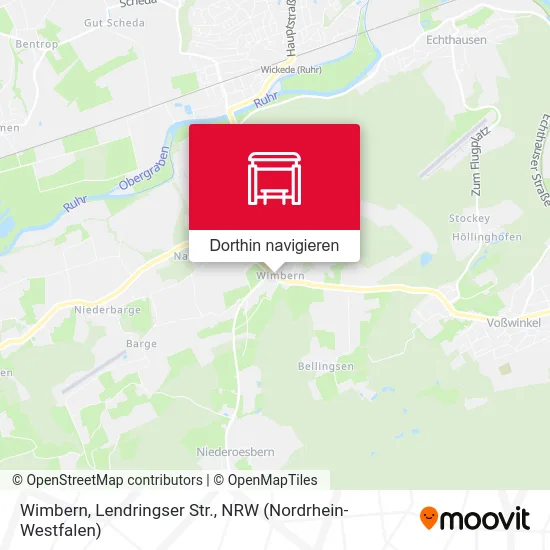 Wimbern, Lendringser Str. Karte