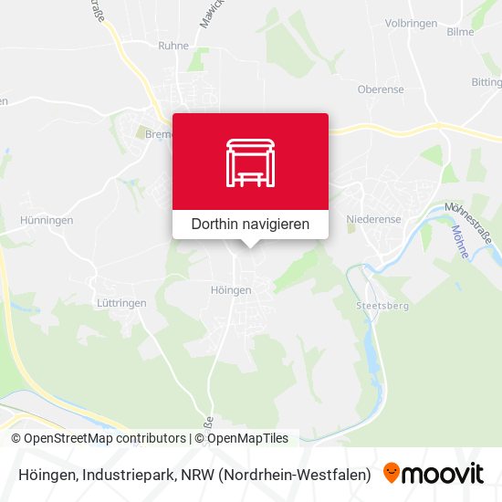 Höingen, Industriepark Karte