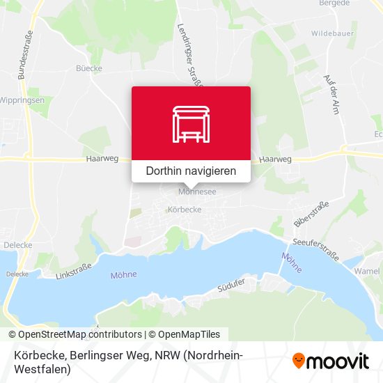 Körbecke, Berlingser Weg Karte