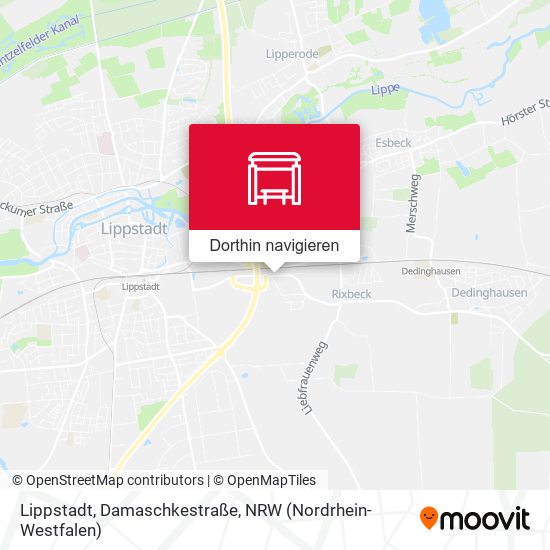 Lippstadt, Damaschkestraße Karte