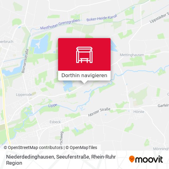 Niederdedinghausen, Seeuferstraße Karte
