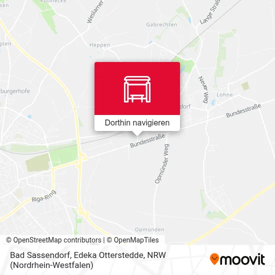 Bad Sassendorf, Edeka Otterstedde Karte