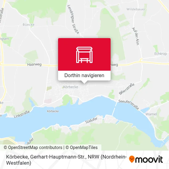 Körbecke, Gerhart-Hauptmann-Str. Karte