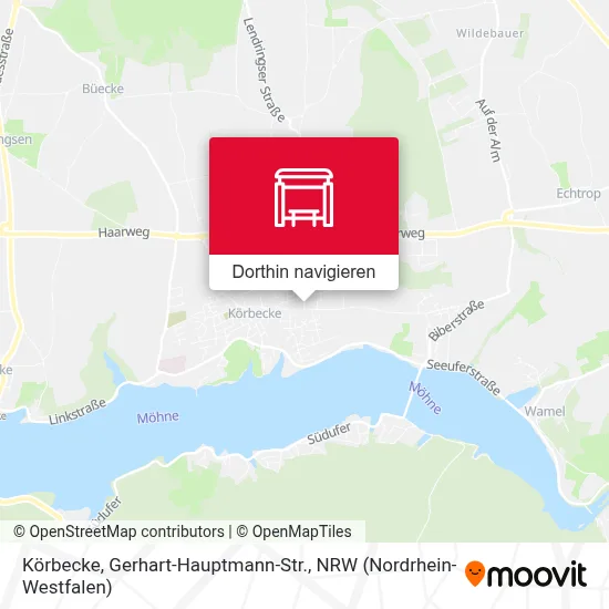 Körbecke, Gerhart-Hauptmann-Str. Karte