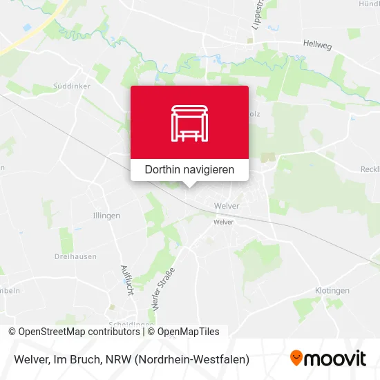 Welver, Im Bruch Karte